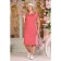 Female dress, size 54, coral color