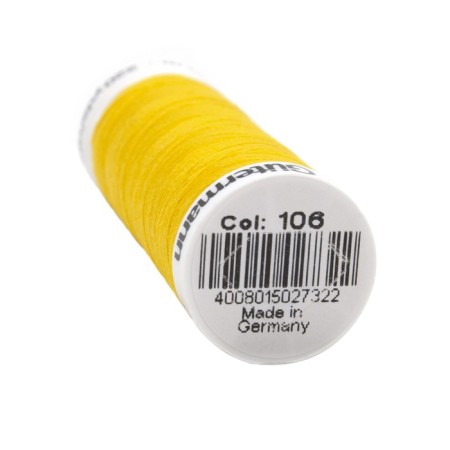 SEW-HALL thread for all materials, 200 m, 748277 (106 dark yellow)-1