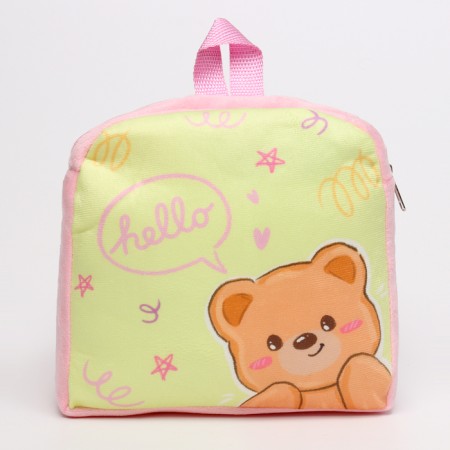 Baby backpack for the girl "Bear"-2