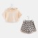Female set (Hudy, shorts) minku: Home Collection Beige color, rr 48