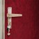 A set of doors upholstery 110 × 205 cm: claim. Kozh, Vatin 5 mm, nails, string, burgundy, “Vatin”