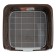 Dog toilet with high sides and a removable mesh 42x41x16 cm, brown