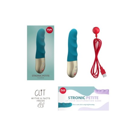 Pulsator-Mini Fun Factory Stronic Petite, silicone, sea wave, 17 cm-7