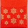 Textile pocket "snowflakes" 2 compartments, 20x41 cm