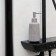 Magma liquid soap dispenser. Moroshka, 7x7x17.8 cm, gray color