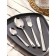 Set of dining room "Trilate", 24 items, thickness 2 mm, cardboard box, silver color