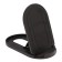 Luazon phone stand, folding, adjustable height, rubber insert, black