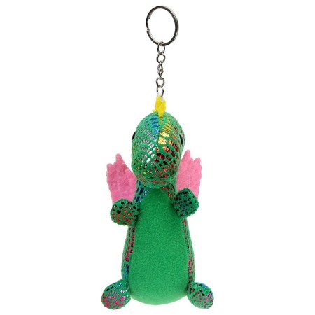 Soft toy "Dragon" on a key fob, 13 cm, color mix