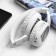 Hoco W23 headphones, wireless, full -size, 300 mAh, white