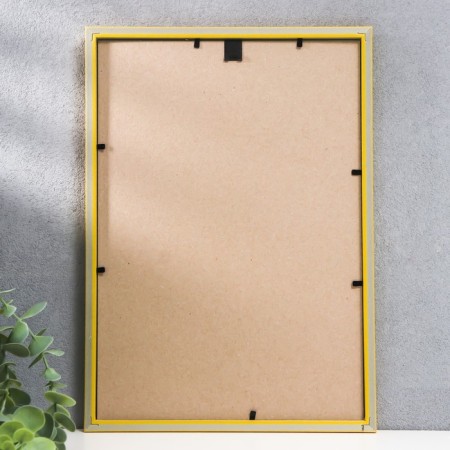 Photo frame plastic "Rainbow" 21x30 cm, yellow-1