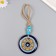 Suspension from the evil eye "Mehendi Flower" 9x1.5x13 cm