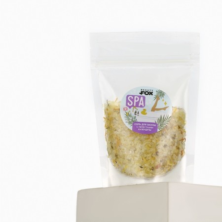 Bath salt with calendula petals, 150 g, Beauty Fox-2