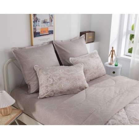 A set with a blanket "Bernadett No. 10", size 160x220 cm, 180x230 cm, 50x70 cm 2 pcs-6