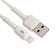 EXPLOYD EX-K-1384, Lightning-USB, 2.4 A, 2 m, silicone braid, white