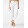 Jeans shortened female Conte Elegant Straight Leg, size S, White color