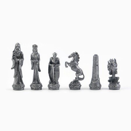 Souvenir chess "Middle Ages", h king-8 cm, h Parashka-5.6 cm. D-2 cm, 36 x 36 cm-3