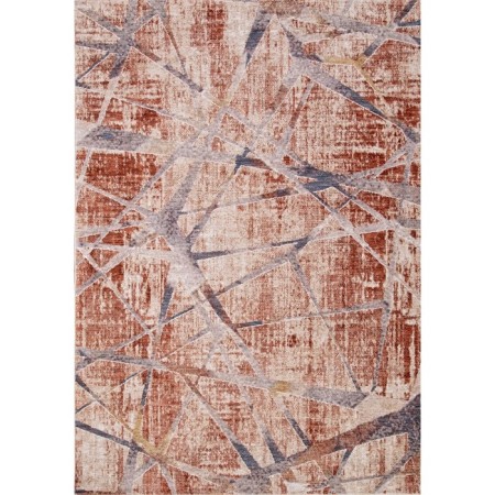 Rectangular carpet Algan zeus, size 200x120 cm, color Vanila/Brick