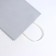 Gift Paper Package with glitter silver, 21 x 11 x 27 cm