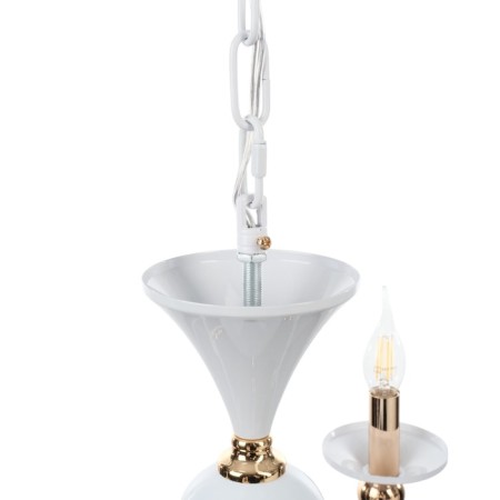 Milano chandelier 6he14 40W white-gold 68x68x79 cm-9