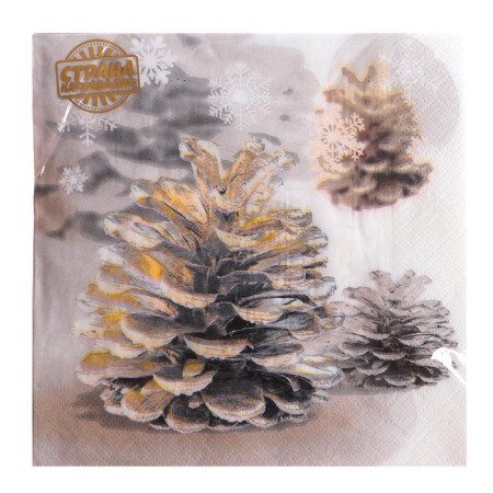 Paper napkins "cones", 33x33 cm, set 20 pcs.-2