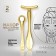 Massagers for the face and neckline, set - 2 pcs, golden color
