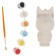 Set for children's creativity Figure for the painting "Three cats" (paints, brush)