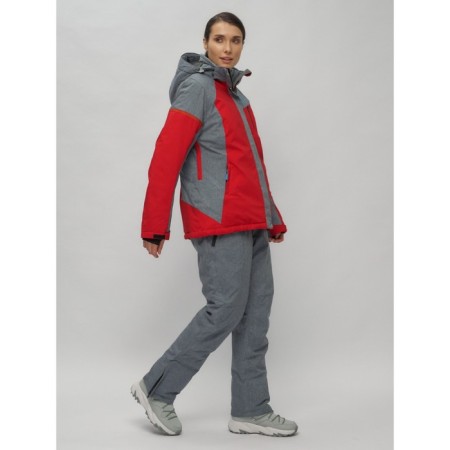 Ski suit female, size 58, red color-12