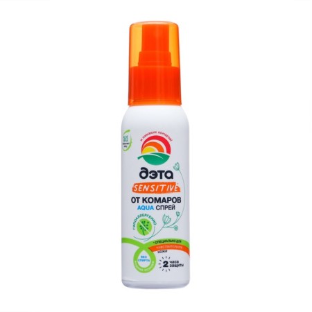 Spray from mosquitoes for sensitive skin "Det", bottle, 100 ml
