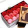 Soap roses, colored shades, set of 18 pcs.