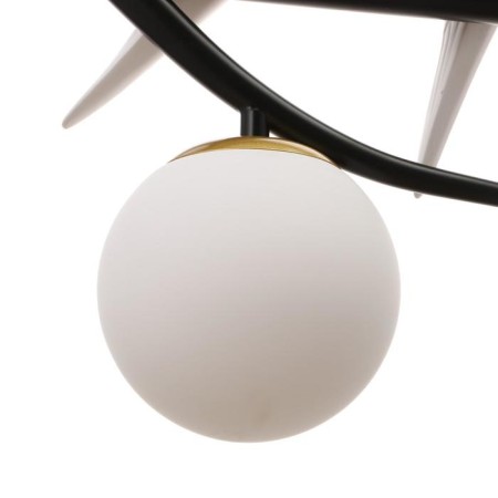 Chandelier 1076/4bk e27 60W black 85x15x90 cm-2