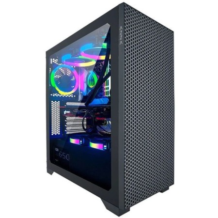 AZZA HIVE case Black without BP ATX 8x120mm 5x140mm 2xusb2.0 1xusb3.0 Audio Bott PSU-1