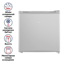 Maunfeld MFF50SL refrigerator, single -chamber, class A +, 50 l, silver