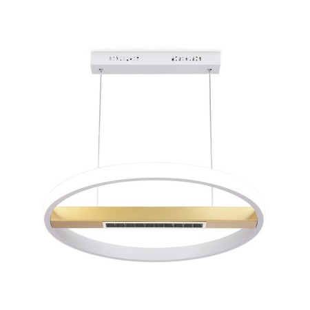 LED LED suspension with Ambrella Light, Linetech, FL51488, LED, 62 W, ​​4650LUM, 3000-6400K, gold, gold