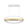 LED LED suspension with Ambrella Light, Linetech, FL51488, LED, 62 W, ​​4650LUM, 3000-6400K, gold, gold