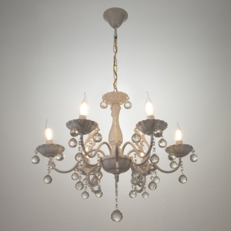 Chandelier 2146/6 E14 40W white 60x60x36 cm Bayerlux-1