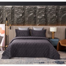 Sofi de Marko “Nobilis” bedspread, size 240x260 cm, color anthracite