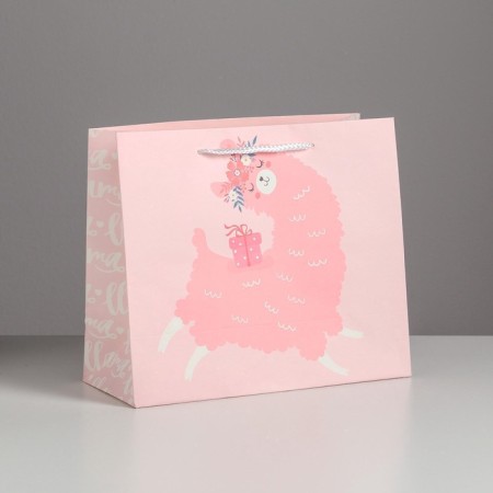 Gift package, packaging, Lama, 27 x 23 x 11.5 cm-2