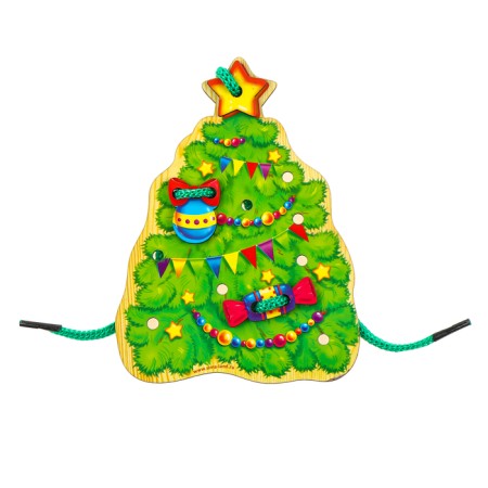 New Year's toy. Figure lacing "New Year! Christmas tree "-3