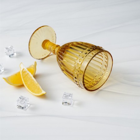 Bosphorus glass glass, 250 ml, 8.5 × 16.5, yellow color-5