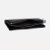 Women's wallet on the button, black color