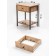 Tumbling with a box Frame, 408 × 304 × 504 mm, chipboard, color of oak vanan / ferrous metal