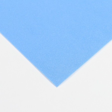 Foamiran "sky blue" 1 mm set 10 sheets 50x50 cm-1
