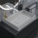 Sink uperwood tanos quartz 50 cm, block quartz, with a decorative lining