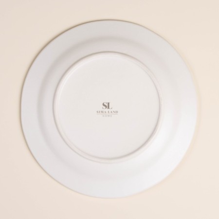 New Year's plate SL Home "Happy New Year", d = 23.3 cm, ceramics, white color-3