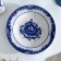 Plate "flowers", deep, d = 20 cm, h = 4 cm, gzhel