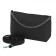 Bag women, genuine leather, black 25x10x16 cm
