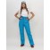Ski -loving trousers, size 42, blue color