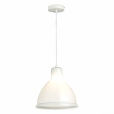 Подвес Evoluce. SLE114703-01. Bacchi. 1х60 Вт, E27, 25х25х23 см, цвет белый