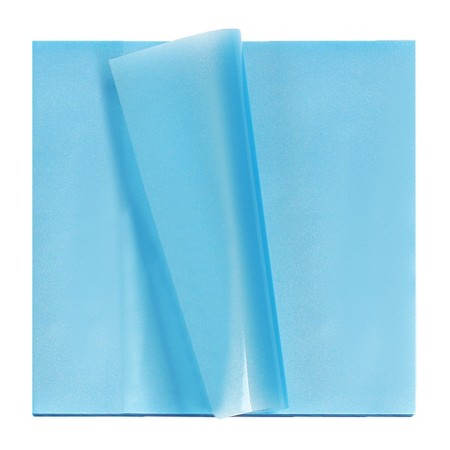 Block with a sticky edge of 76mm x 76mm 50l plastic transparent blue mother-2