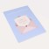 Feast for family documents, 1 set, lilac-blue color